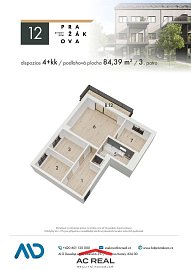 BD Prazakova půdorys