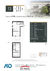 BD Pražákova půdorys